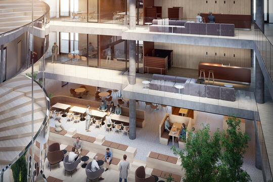 Gullhaug Torg 5 blir et moderne og miljøvennlig kontorbygg fra Avantor